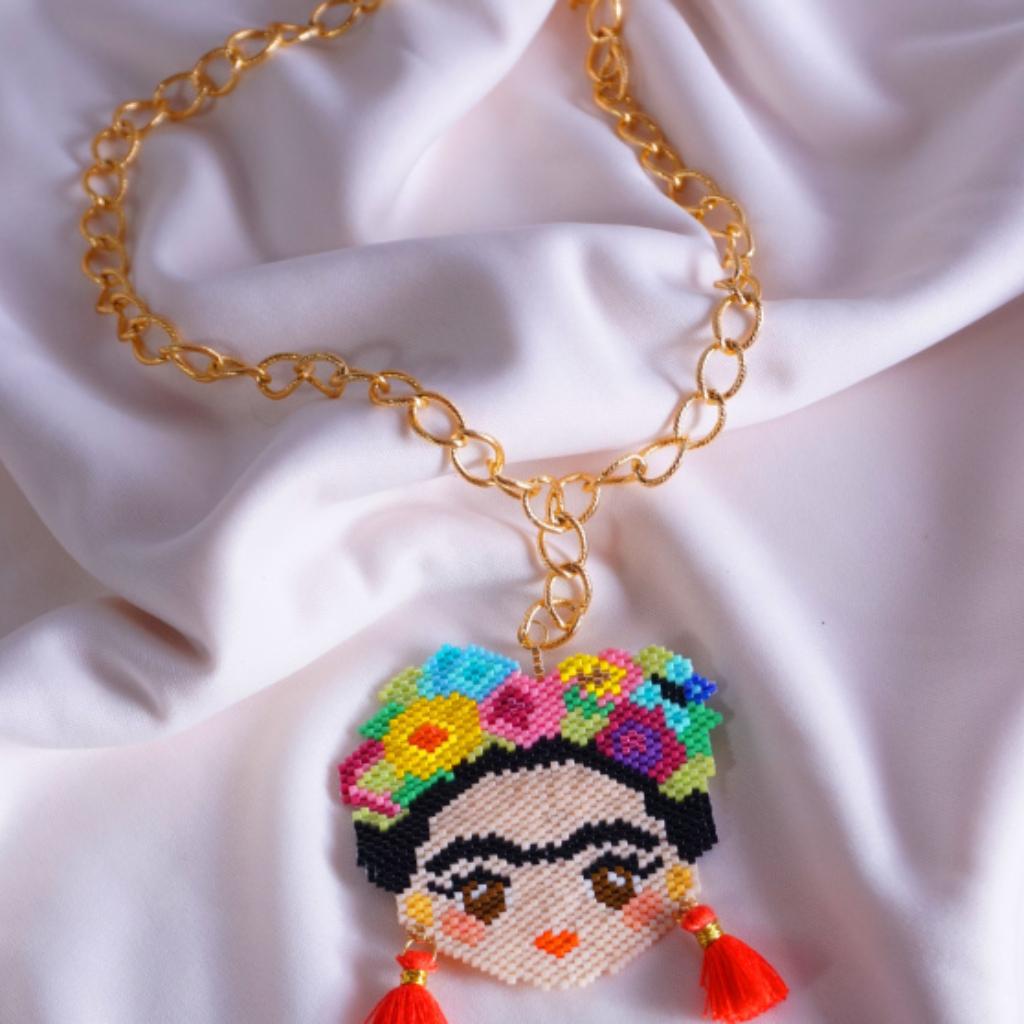 Collar Maxi Frida - Cielo Azul Accesorios