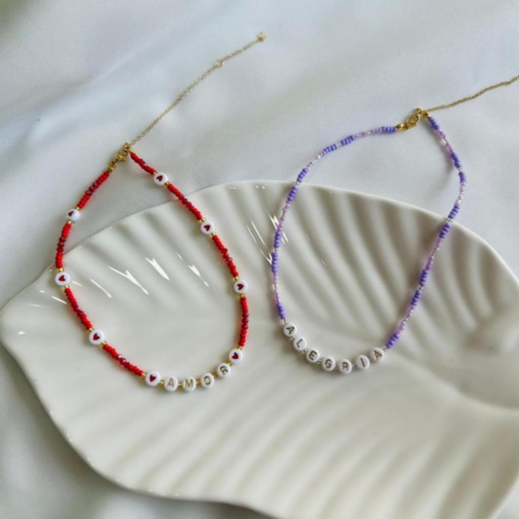 Choker PALABRAS - Cielo Azul Accesorios