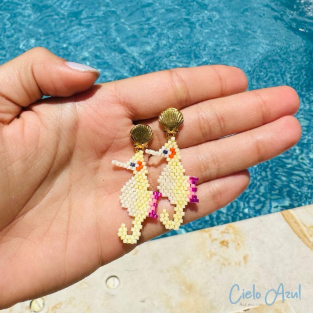 Aretes caballito de mar - Cielo Azul Accesorios
