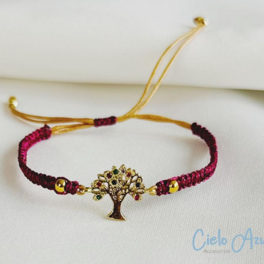 Pulsera Árbol de la Vida - Cielo Azul Accesorios