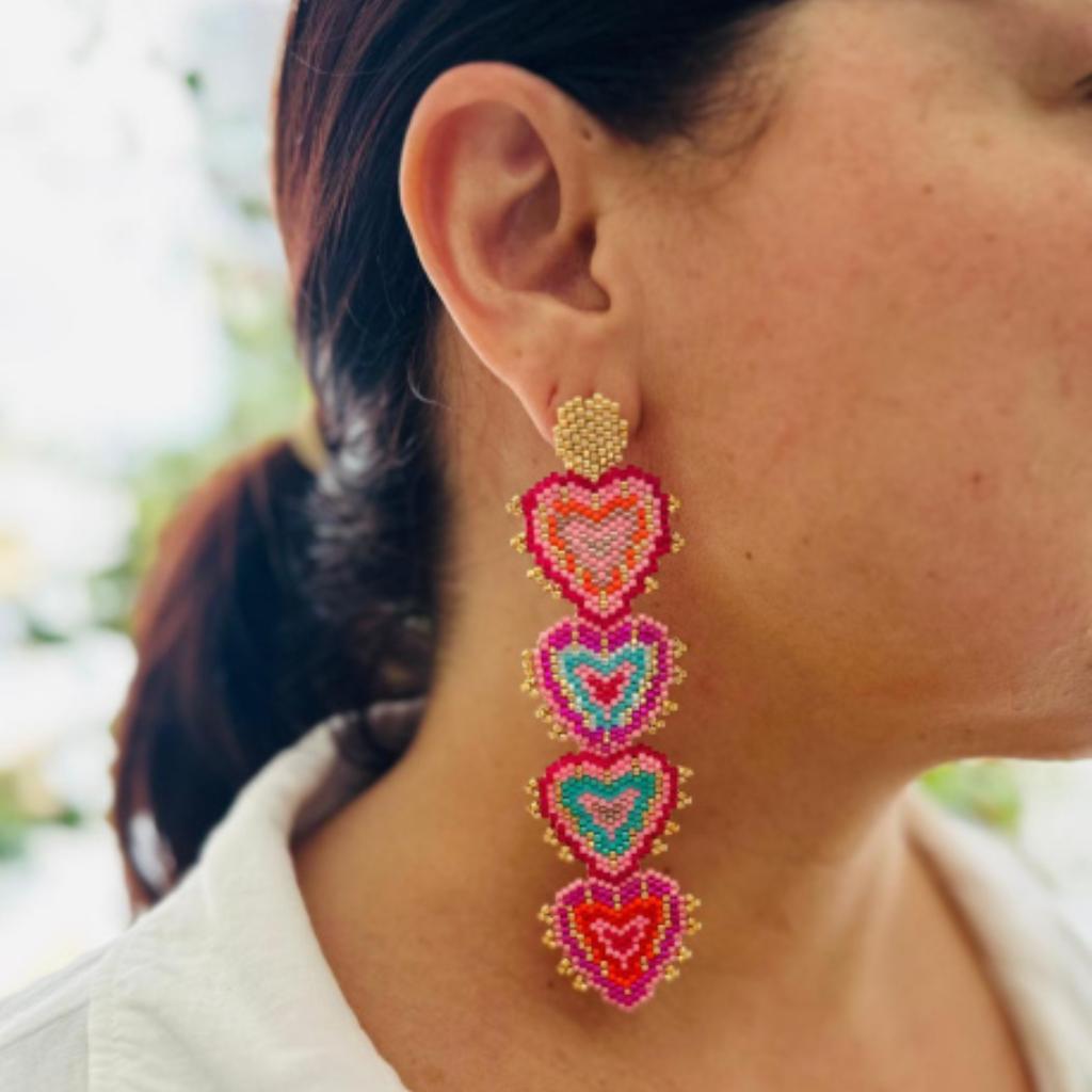 Maxiaretes de corazón - Cielo Azul Accesorios